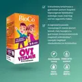 BioCo Ovi-vitamin žuvacie tablety-  vitamíny pre škôlkárov, 90 ks