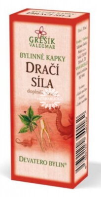 Grešík gyógynövényes cseppek - Sárkányerő 50 ml