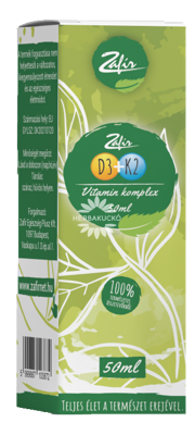 Zafir D3+K2 Vitamin Komplex cseppek 50ml