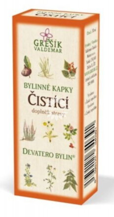 Grešík gyógynövényes cseppek - Tisztító 50 ml