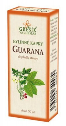 Grešík gyógynövényes cseppek - Guarana 50 ml