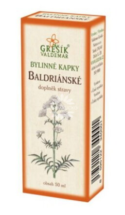 Grešík gyógynövényes cseppek - Macskagyökér 50 ml