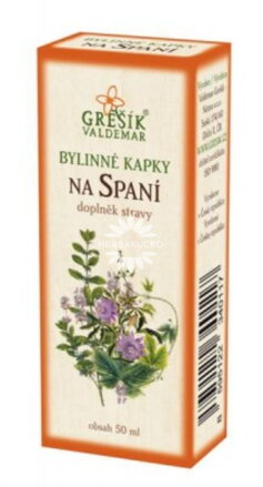 Grešík gyógynövényes cseppek - Pihentető alvás 50 ml