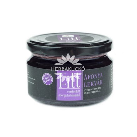 Fitt Energiacsökkentett Áfonyalekvár 210g