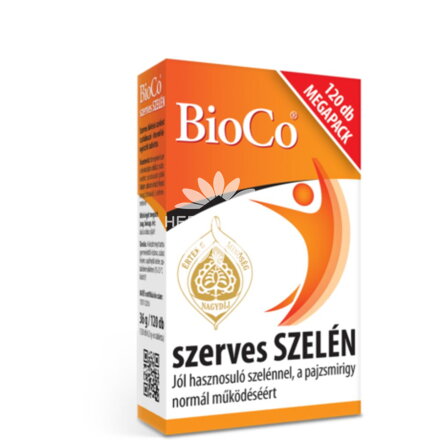 BioCo szerves Szelén 120 tbl.