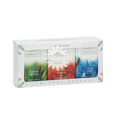 Györgytea élvezeti teák karácsonyi díszcsomagolásban – limitált ünnepi válogatás