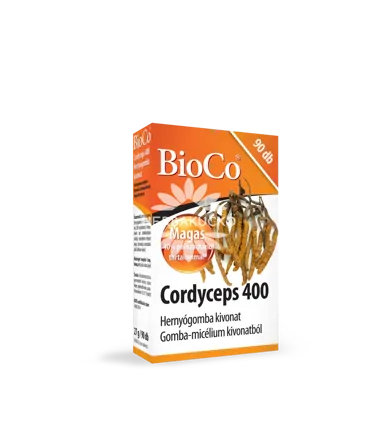 BioCo Cordyceps 400 – Hernyógomba kivonat poliszacharidokkal, 90 db