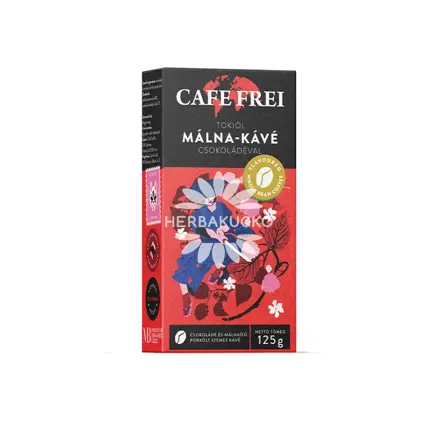 Cafe Frei Tokiói málna-kávé Csokoládéval - szemes 125g