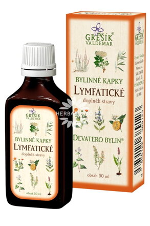 Grešík Lymfatické bylinné kvapky – 50 ml
