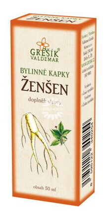 Grešík Ženšen bylinné kvapky – 50 ml