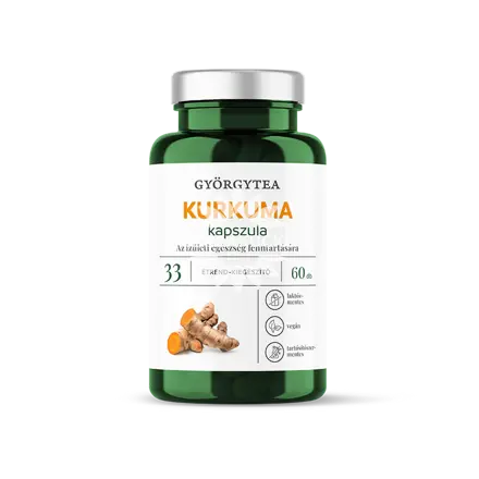 Györgytea Kurkuma kapszula, 60 db