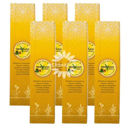 Herbafulvo Premium papayával – 6×750 ml csomag 10% kedvezménnyel