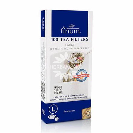 Finum Papír Teafilter 100 db - L-es méret