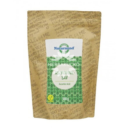 Naturmind Kyselina L-askorbová, 500 g