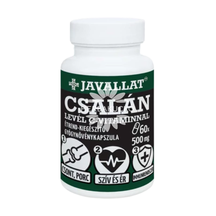 Javallat® Csalánlevél + C‑vitamin kapszula, 60 db