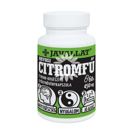 Javallat® Orvosi citromfű kapszula, 60 db Javallat® Orvosi citromfű kapszula, 60 db