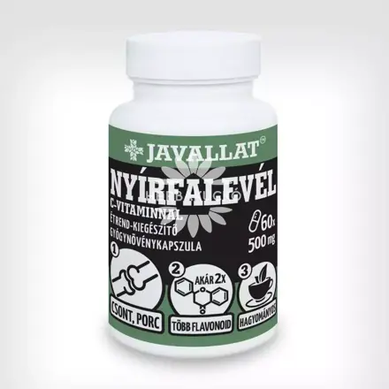 Nyírfalevél C-vitaminnal kapszula