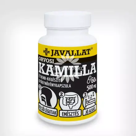 Orvosi kamilla virágzat kapszula