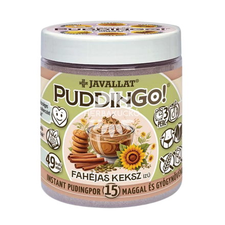 PuddinGo!® Fahéjas keksz ízű instant pudingpor – 300g