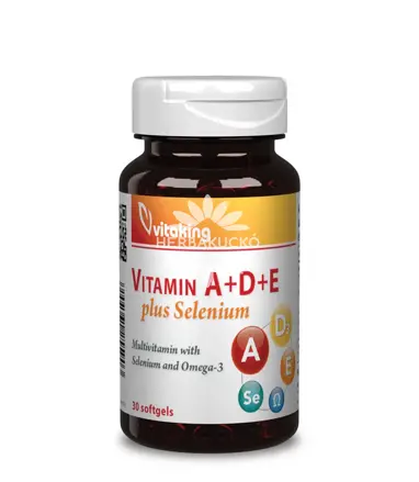 Vitaking A+D+E plus Szelén (30 kapszula)