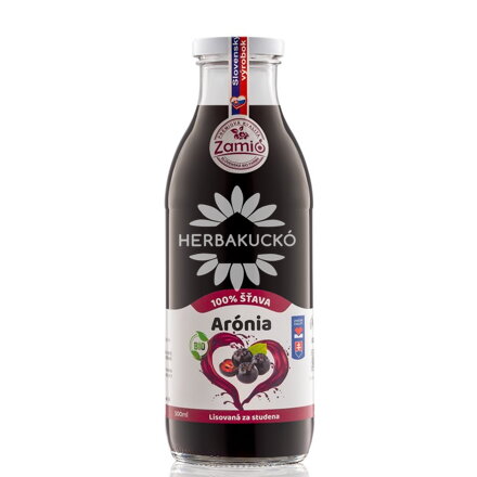 Zamio 100% BIO Fekete berkenye (Arónia) gyümölcslé - 500 ml