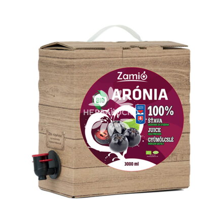 Zamio 100% BIO Fekete berkenye (Arónia) gyümölcslé -  3000ml