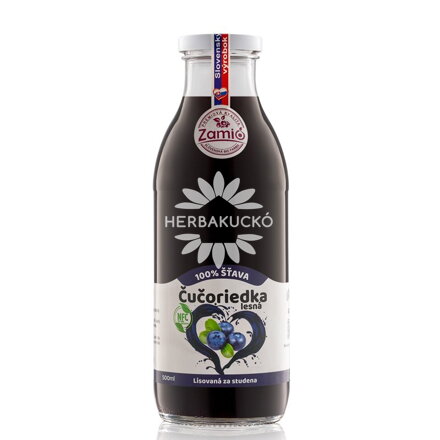 Zamio 100% Feketeáfonya-lé 500 ml