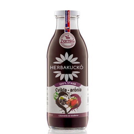 Zamio 100% šťava BIO Arónia – BIO Cvikla 500ml