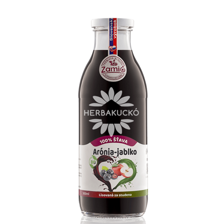 Zamio 100% Gyümölcslé BIO Fekete Berkenye (Arónia) – BIO Alma 500ml