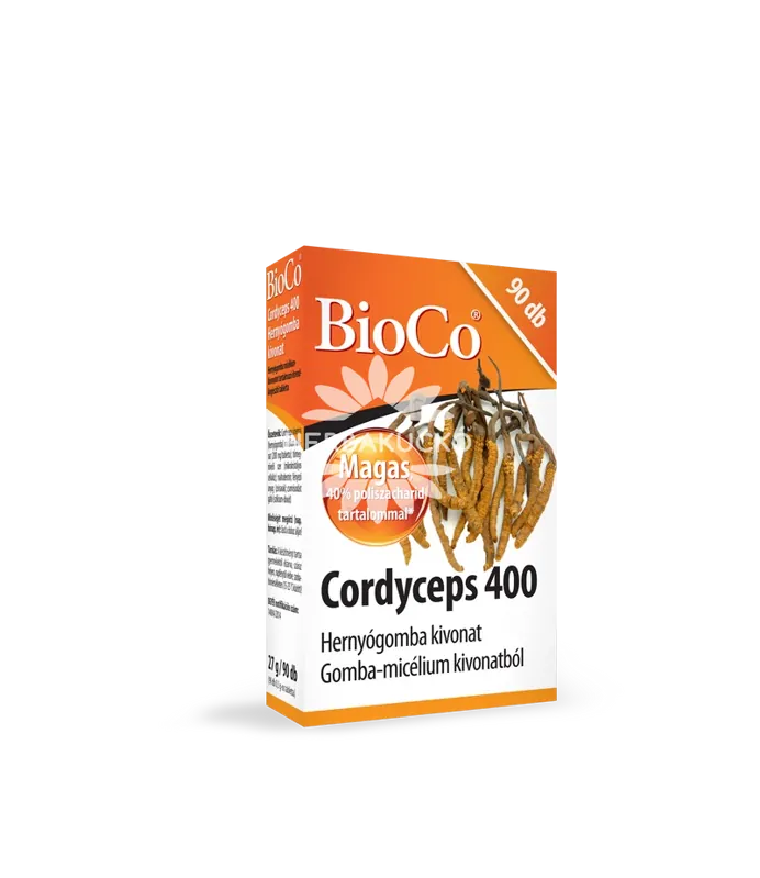 BioCo Cordyceps 400 – Hernyógomba kivonat poliszacharidokkal, 90 db BioCo Cordyceps 400 – Hernyógomba kivonat poliszacharidokkal, 90 db