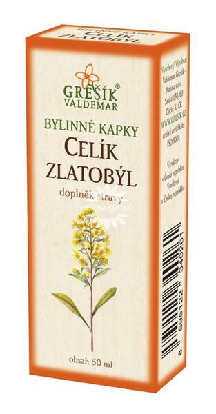 Grešík Aranyvessző gyógynövényes cseppek – 50 ml Grešík Aranyvessző gyógynövényes cseppek – 50 ml