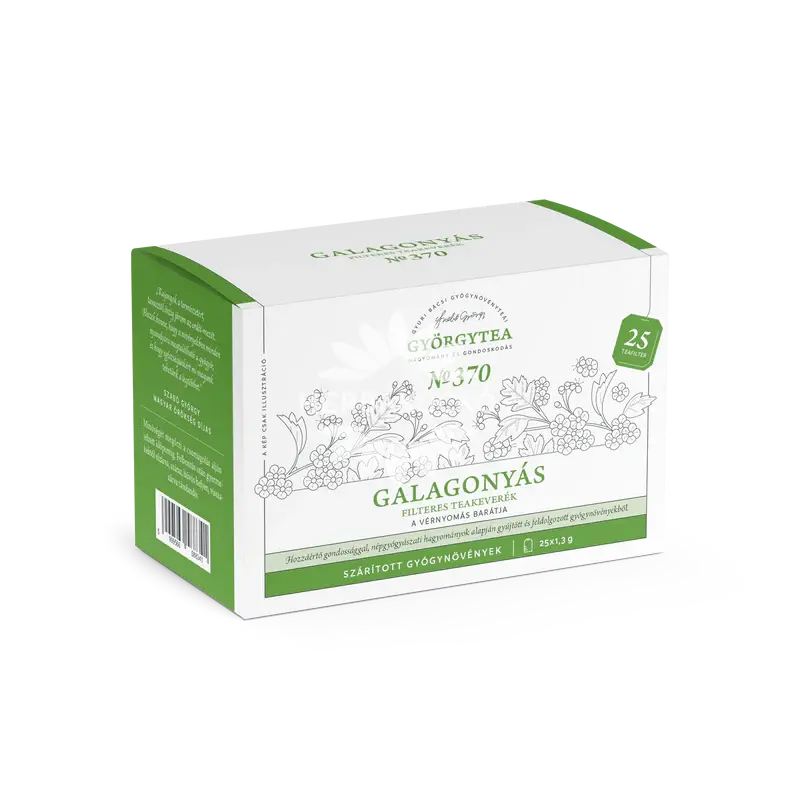 Galagonyás filteres teakeverék - A vérnyomás barátja Galagonyás filteres teakeverék - A vérnyomás barátja