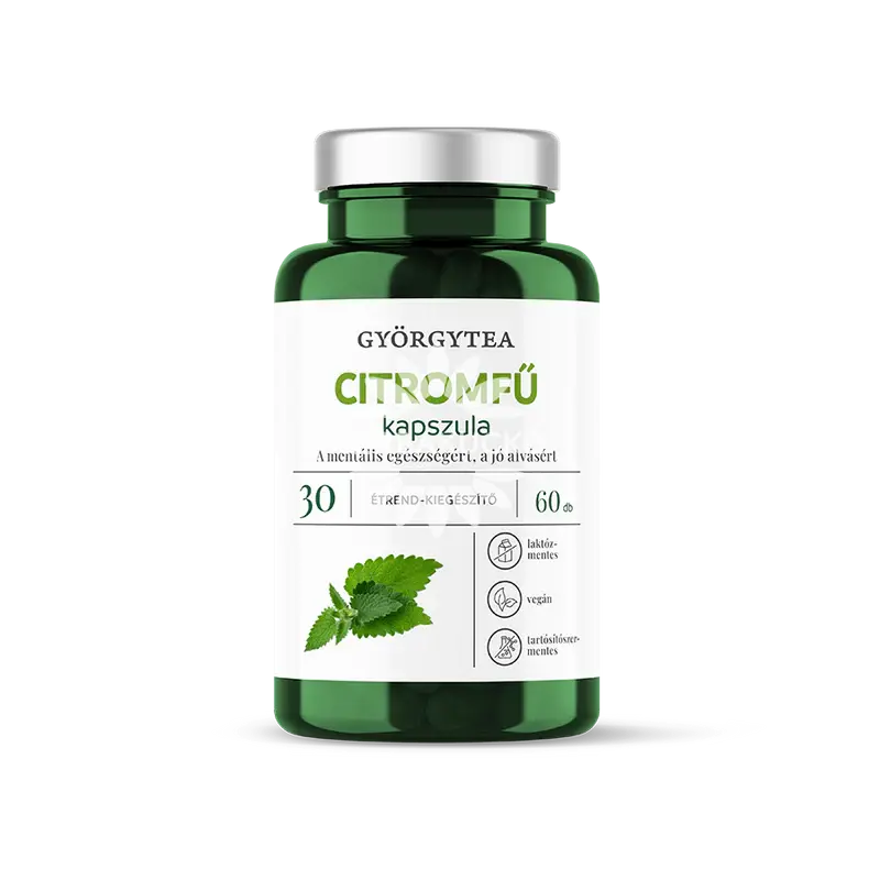 Györgytea Citromfű kapszula, 60 db