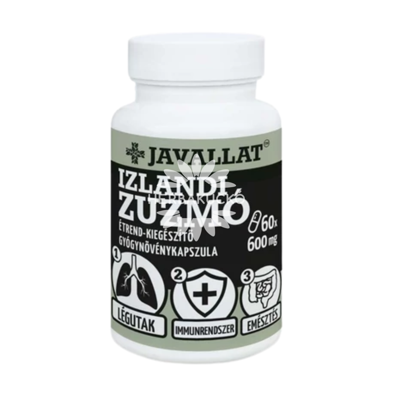 JAVALLAT Izlandi zuzmó kapszula 60 db JAVALLAT Izlandi zuzmó kapszula 60 db