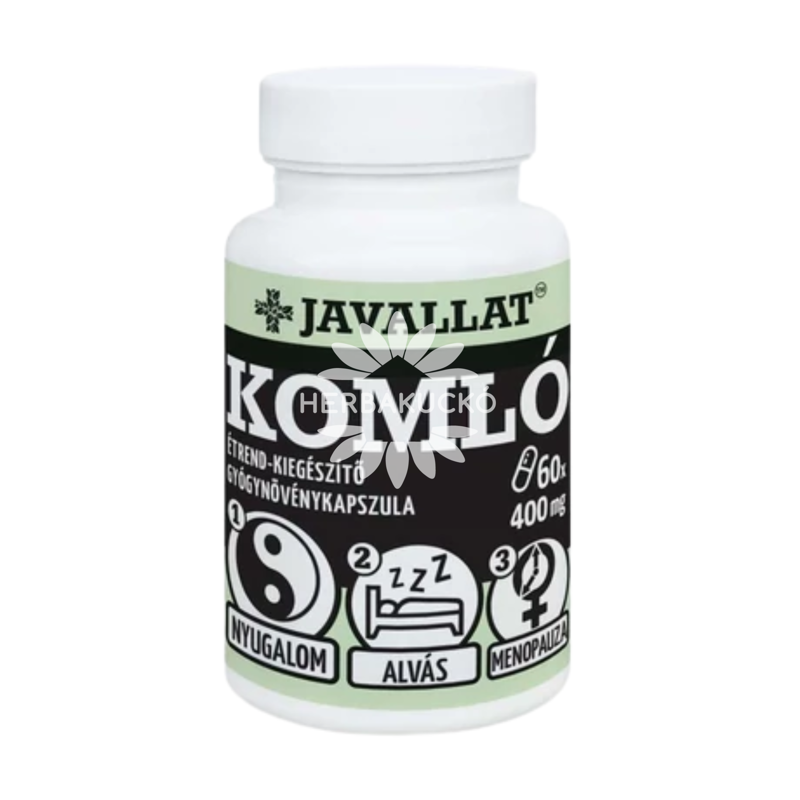 JAVALLAT Komló kapszula 60 db JAVALLAT Komló kapszula 60 db