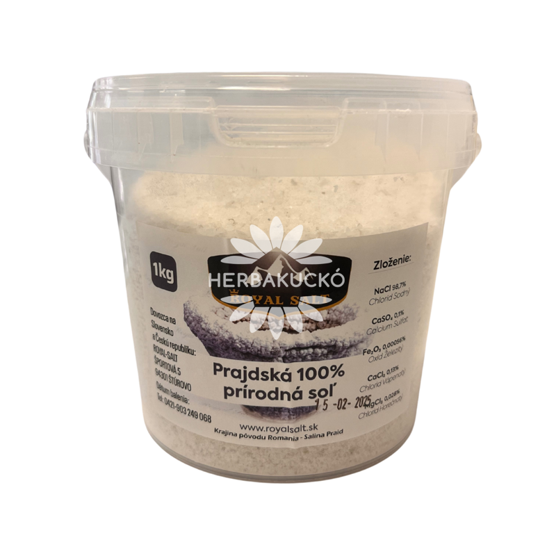 Parajdi bányasó 1 kg – finomszemcsés étkezési só, kannában