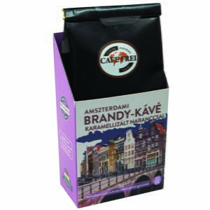 CAFE FREI Amszterdami brandy-kávé, karamellizált naranccsal - szemes – 125 g