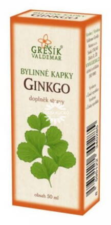 Grešík gyógynövényes cseppek - Ginkgo 50 ml