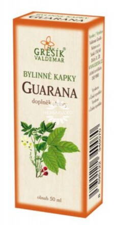 Grešík gyógynövényes cseppek - Guarana 50 ml