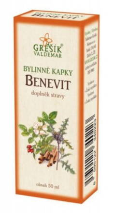 Grešík gyógynövényes cseppek - Benevit 50 ml