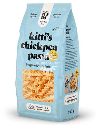 It's Us Kitti's Gluténmentes csicseriborsó tészta - fusilli 250 g