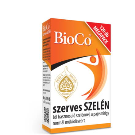 BioCo szerves Szelén 120 tbl.
