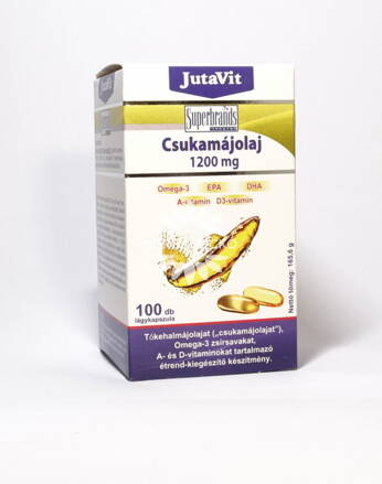 Jutavit Csukamájolaj 1200 mg 100 kapszula