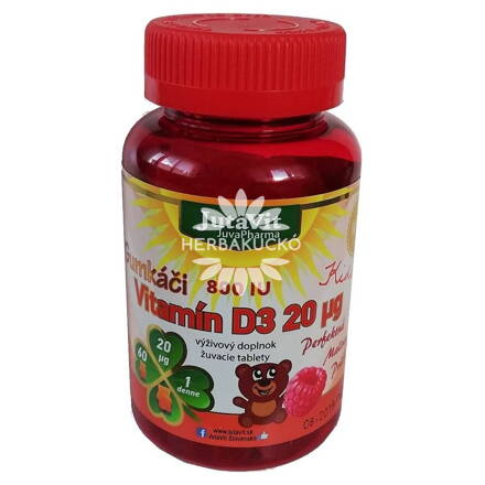 Jutavit Gumimacik D3-vitamin gyerekeknek 60 db