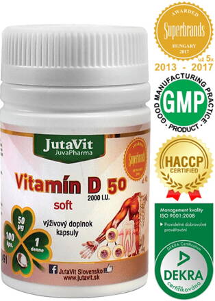Jutavit D3-vitamin 2000NE 100 lágykapszula